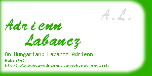 adrienn labancz business card